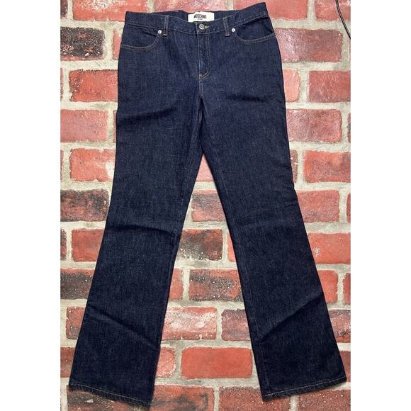 Vintage Moschino Jeans Dark Denim 100% Cotton Women’s Size 30 Italy - Picture 2 of 13